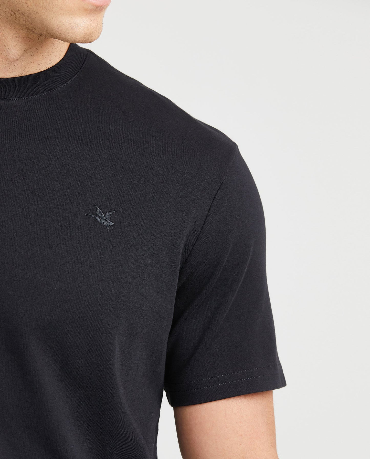 Men's T-Shirt: 100% Cotton - Black