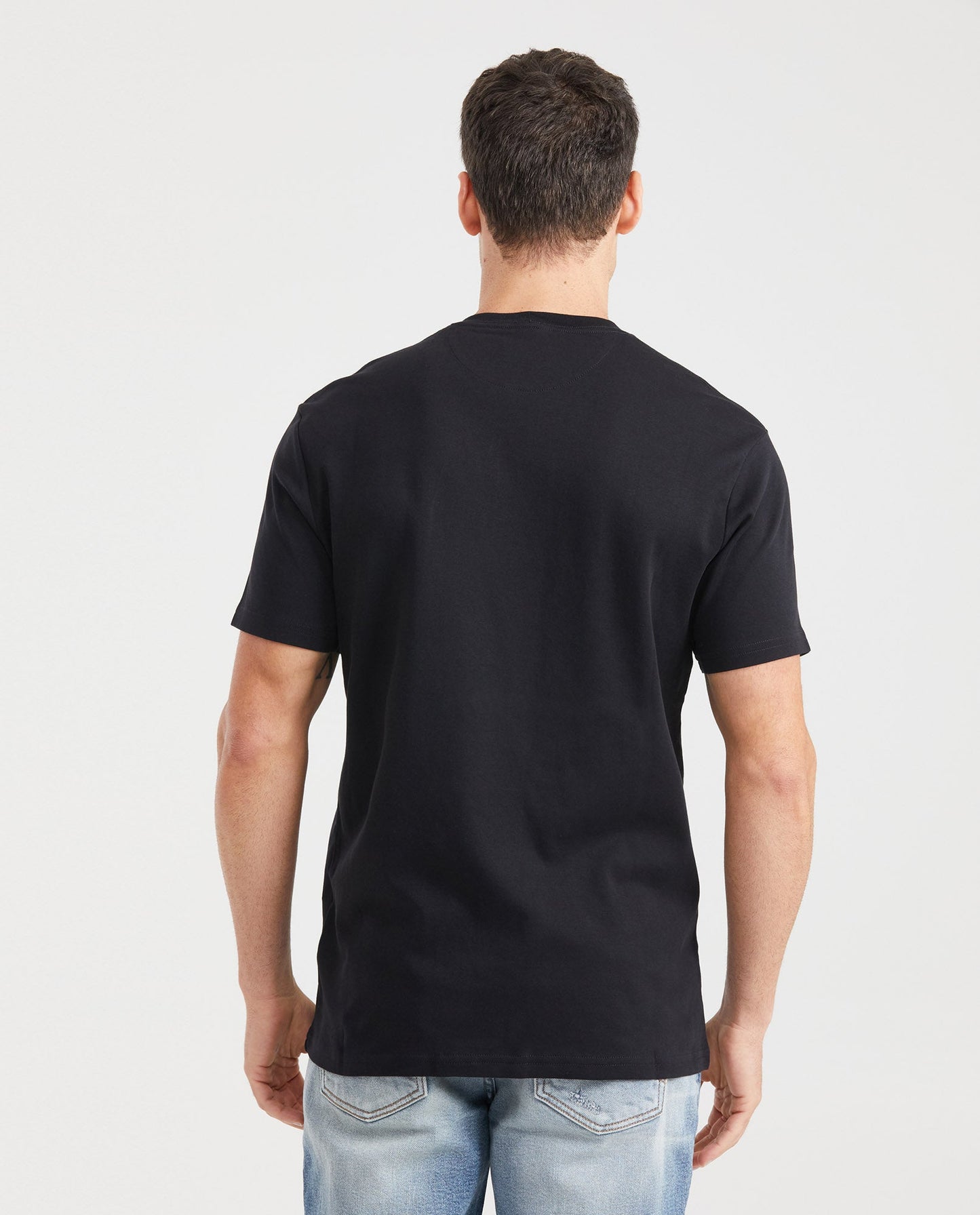 Men's T-Shirt: 100% Cotton - Black