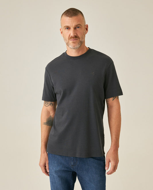 Men's T-Shirt Slim Fit Short Sleeve Minimalist Duck - Gray