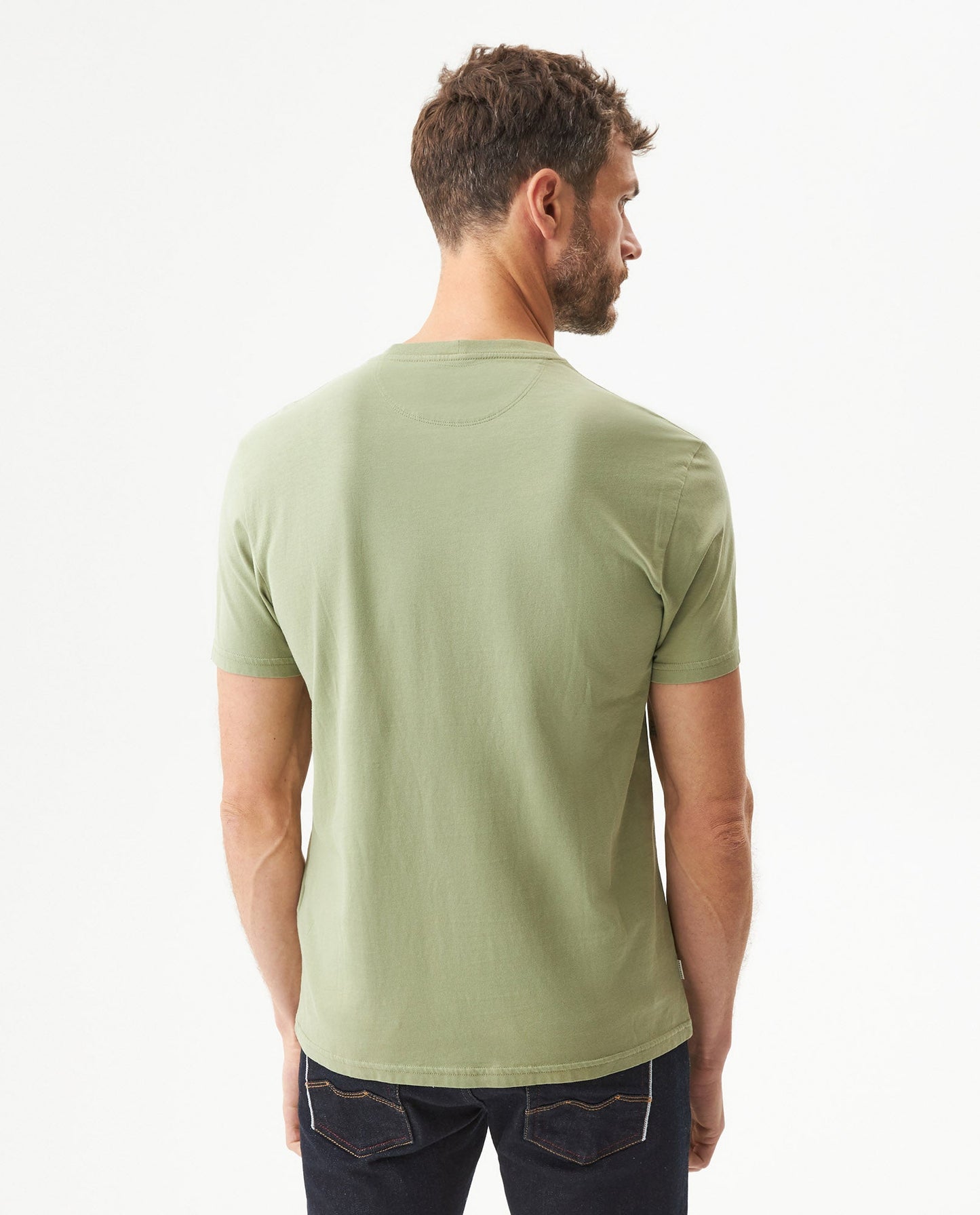 Men's Slim Fit Short Sleeve T-shirt in Cotton Festive
