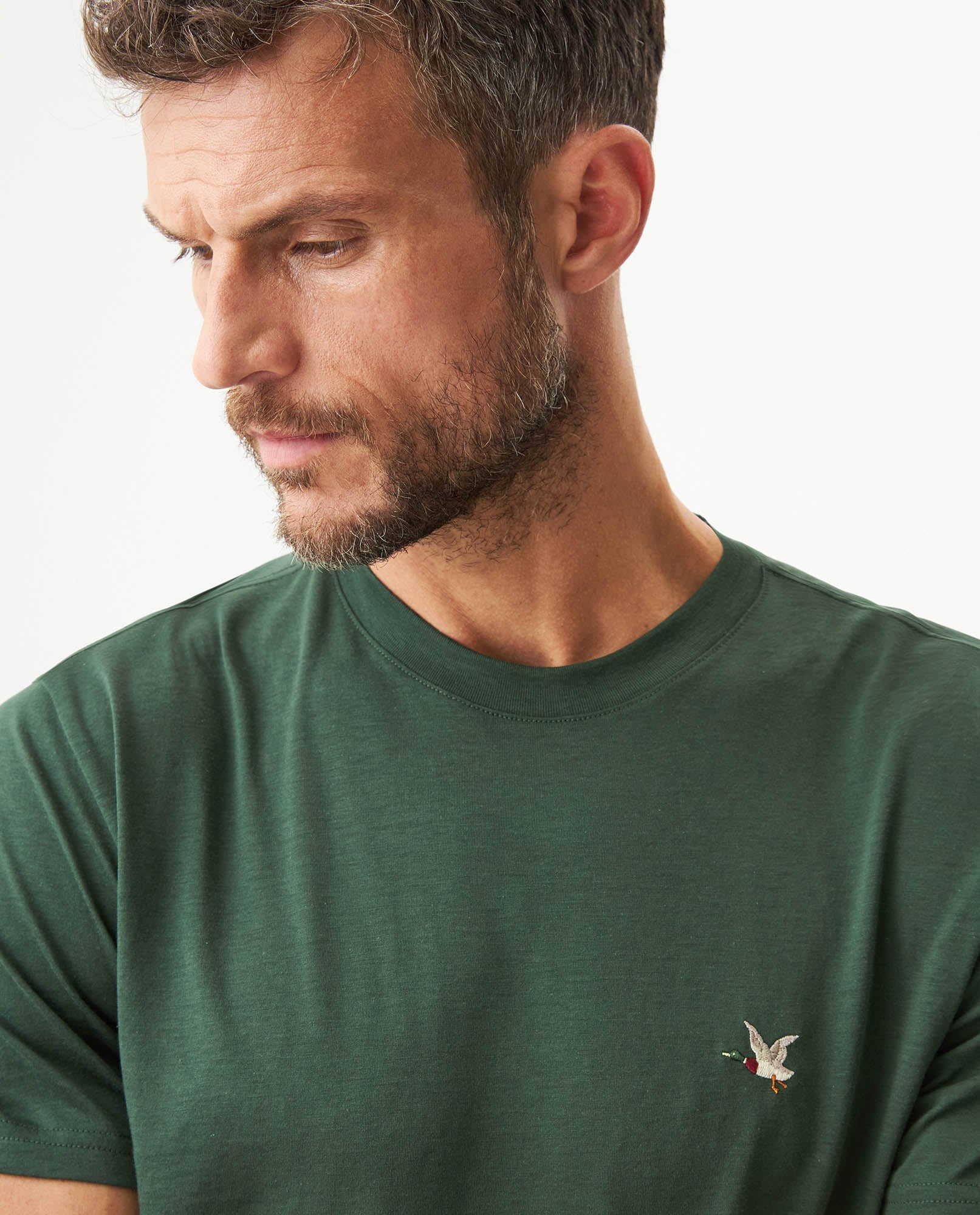 Men's Essential Slim Fit Short Sleeve T-shirt in Pima Cotton Heritage