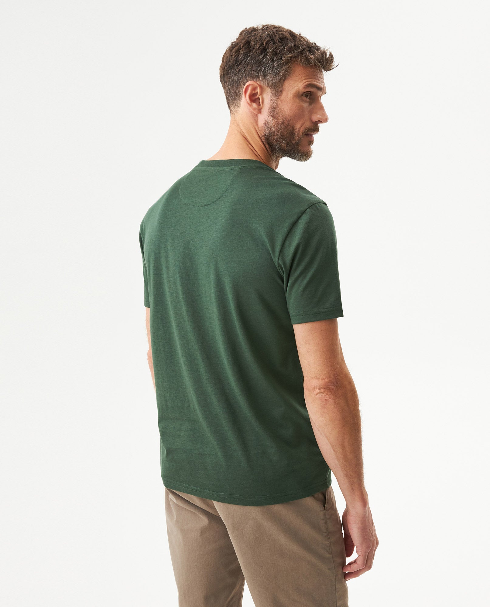 Men's Essential Slim Fit Short Sleeve T-shirt in Pima Cotton Heritage