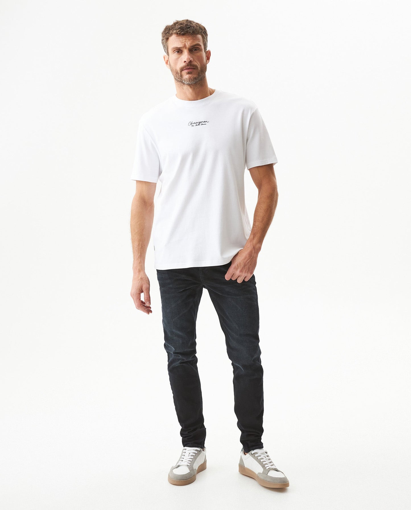 Men's Classic Fit Printed T-shirt in Cotton Bayside