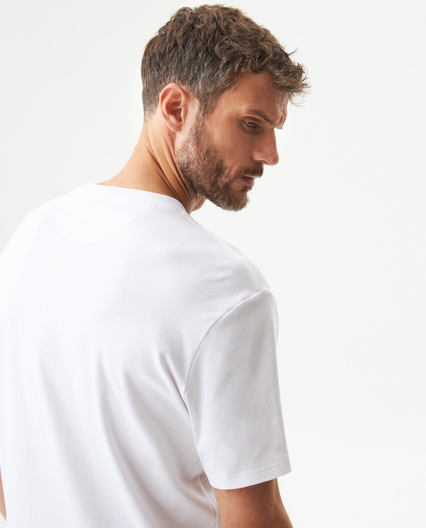 Men's Classic Fit Printed T-shirt in Cotton Bayside