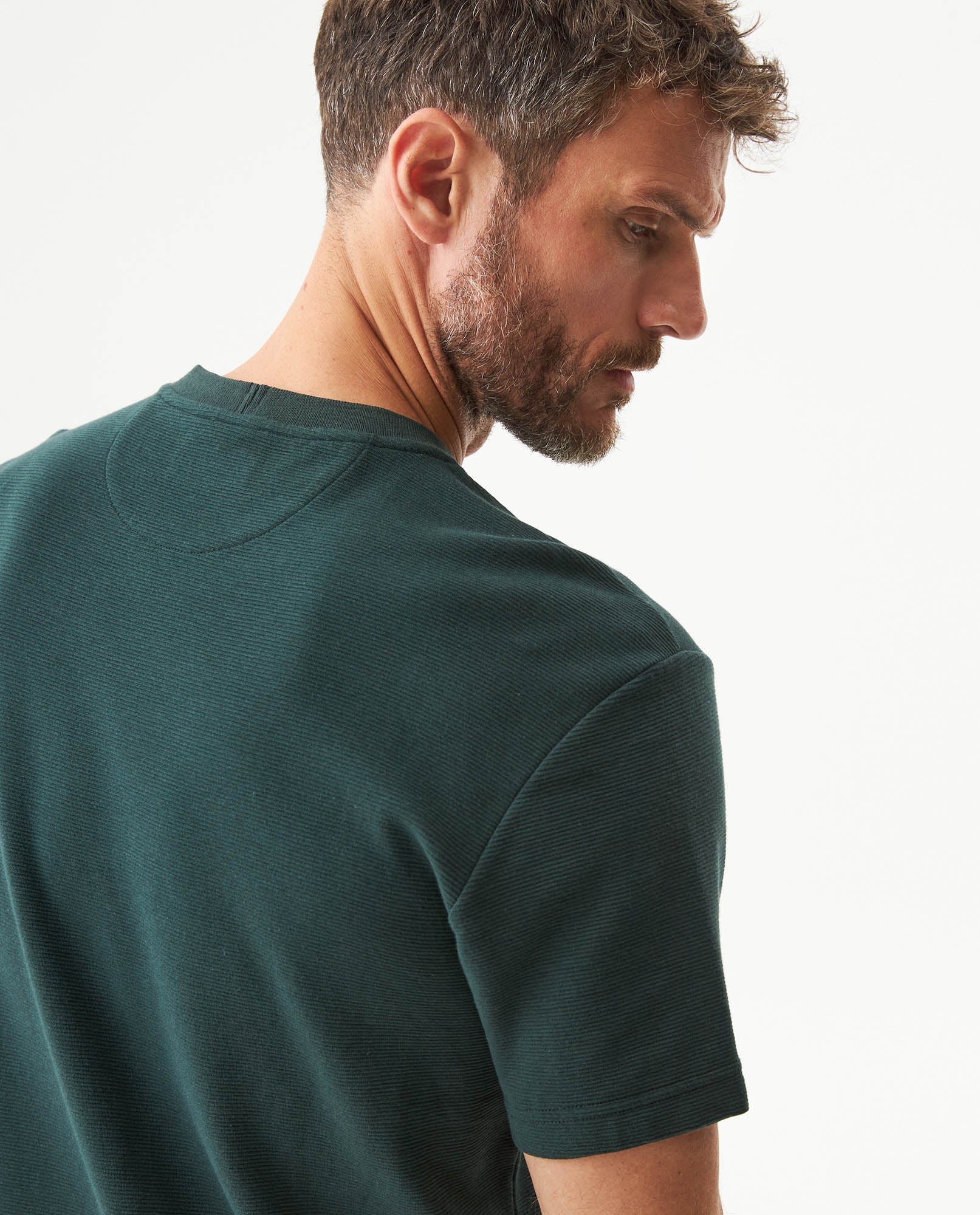 Men's Classic Fit Embroidered T-shirt in Cotton Moorings
