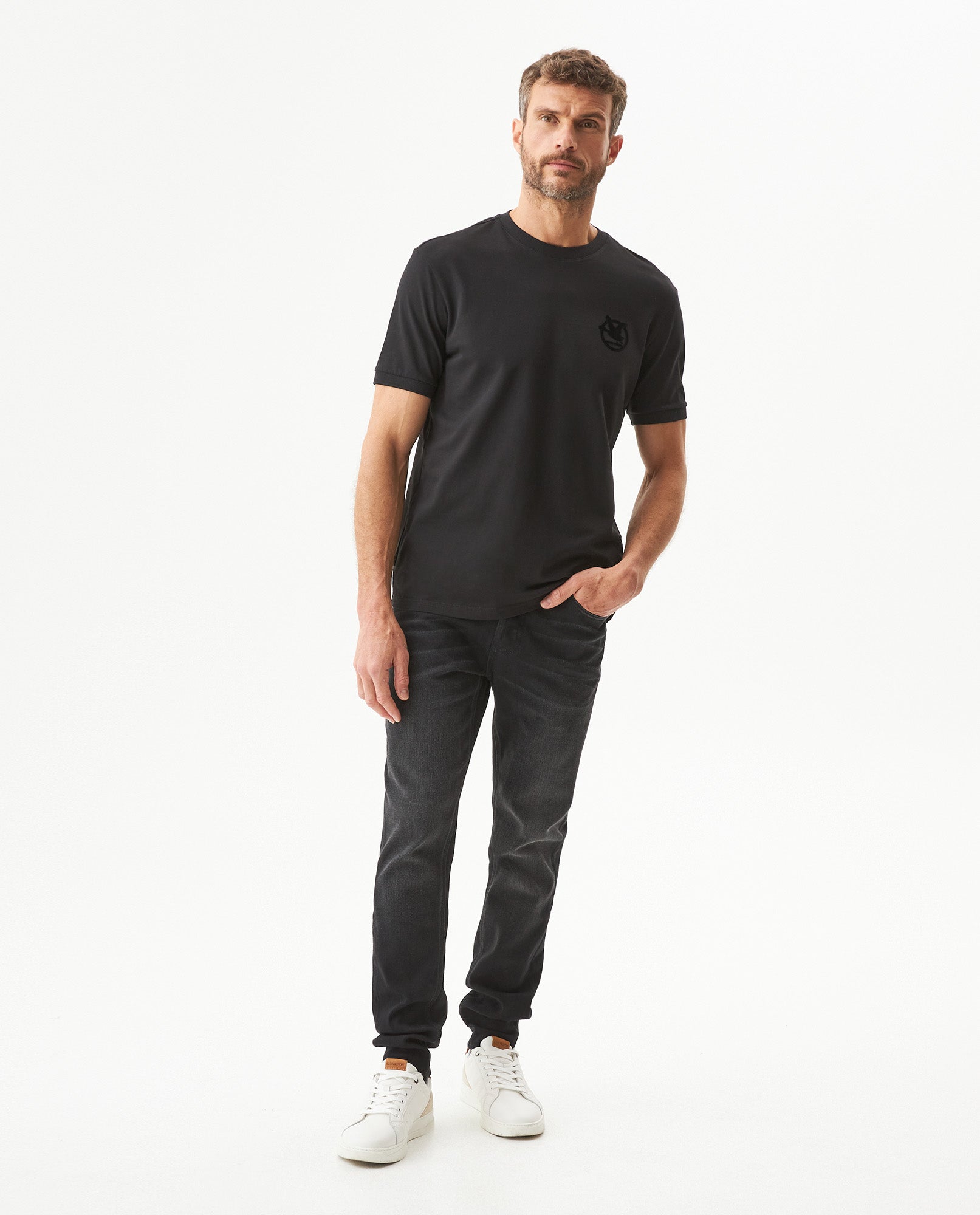 Men's T-Shirt Short Sleeve - Black