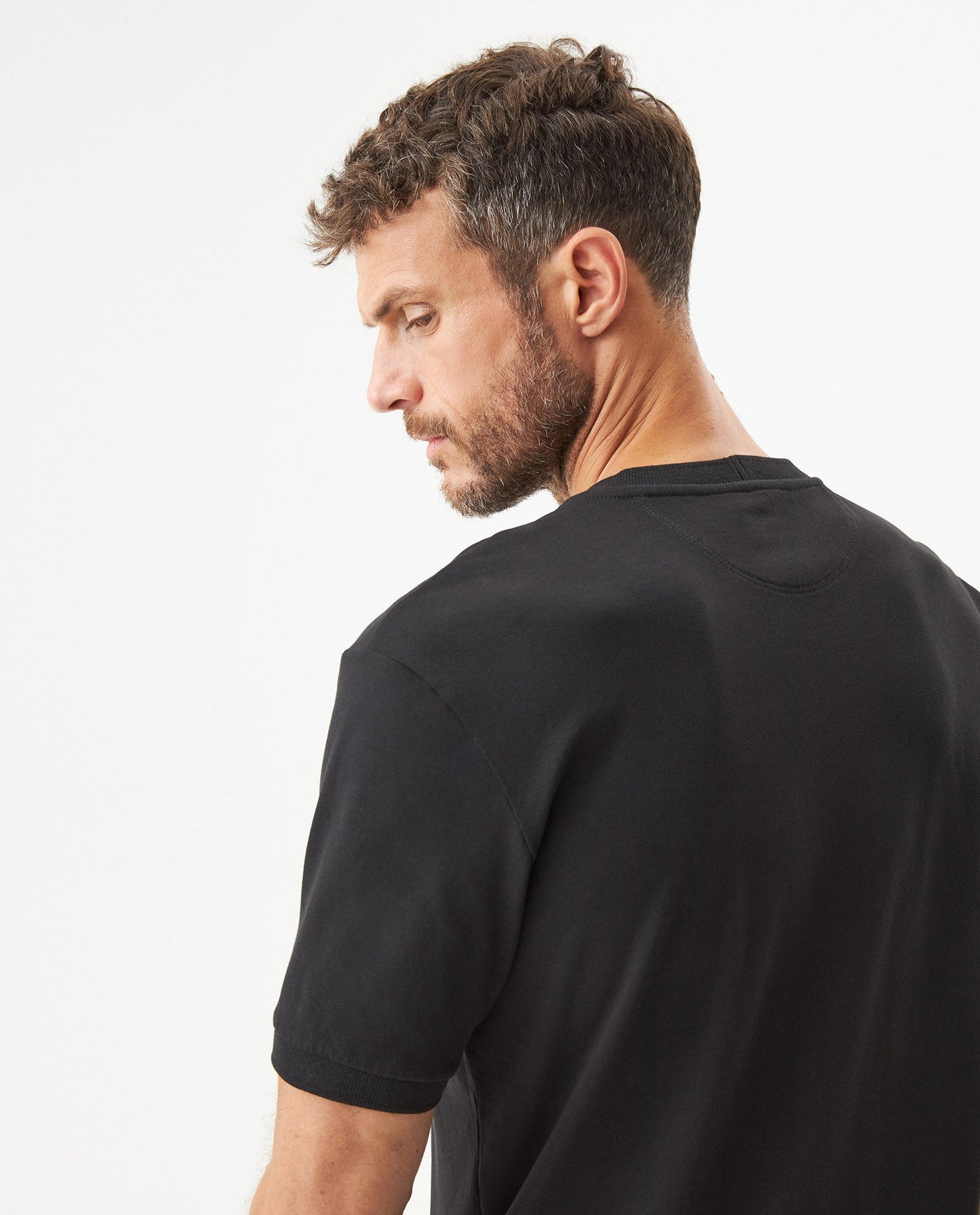 Men's T-Shirt Short Sleeve - Black