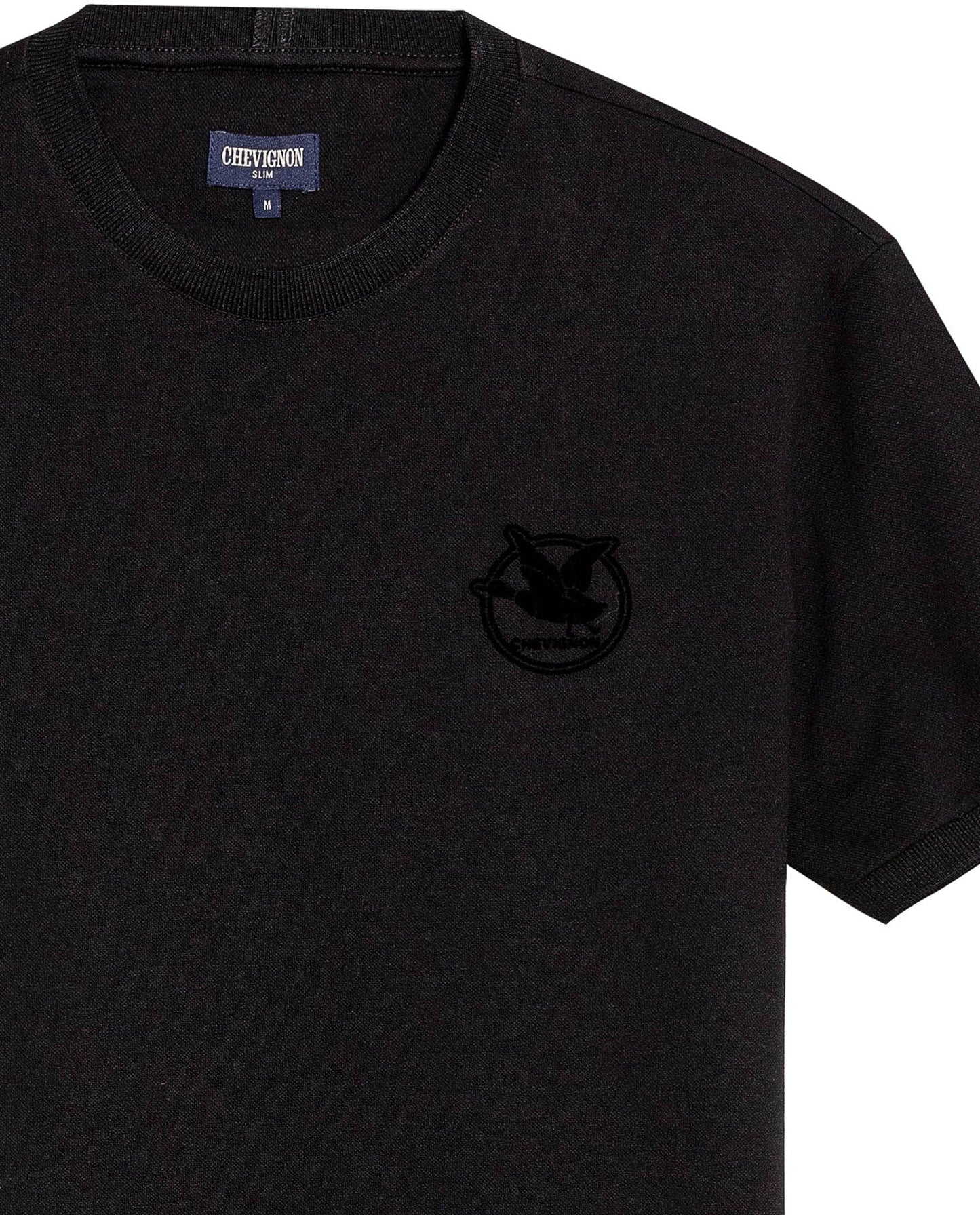 Men's T-Shirt Short Sleeve - Black
