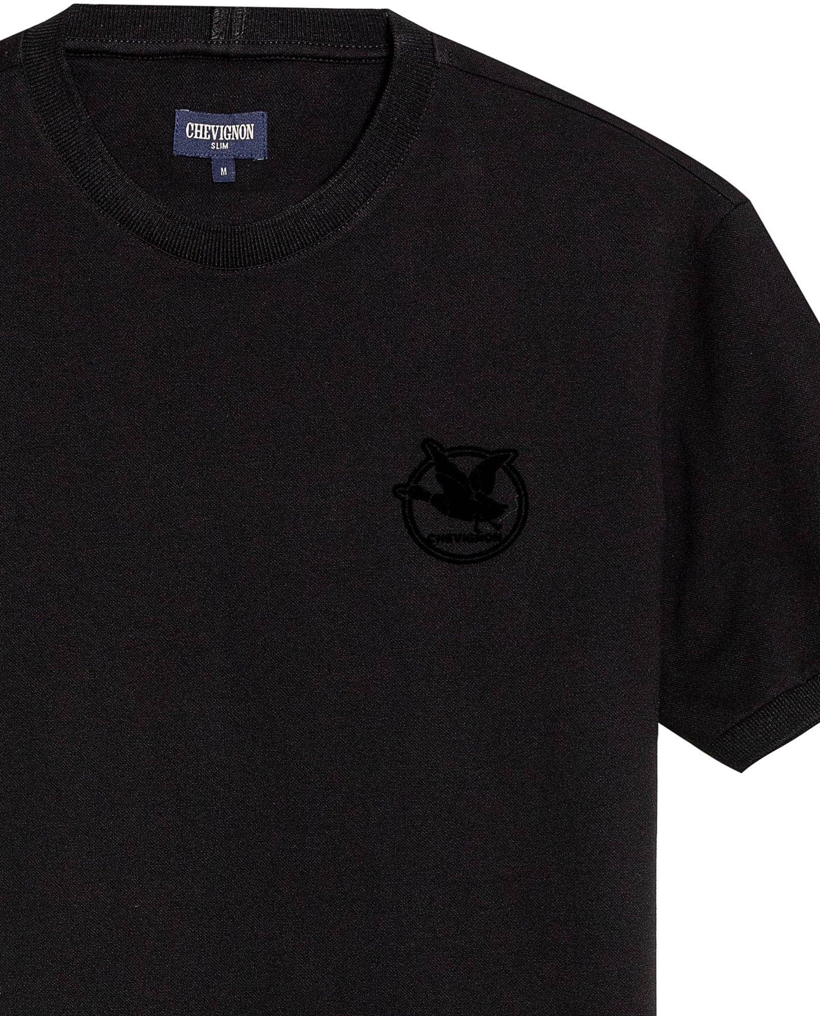 Men's T-Shirt Short Sleeve - Black