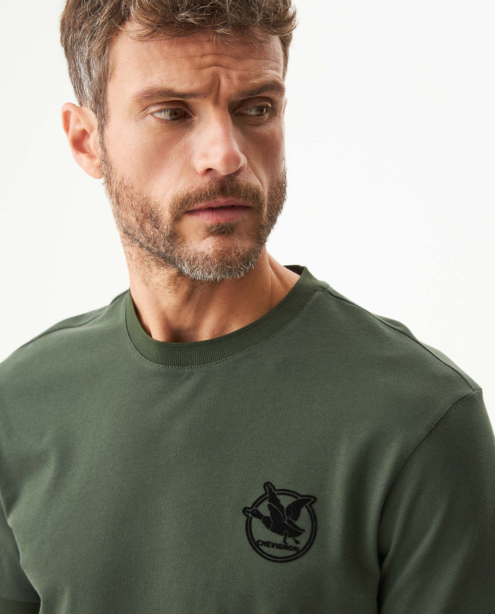 Men's T-Shirt Short Sleeves - Green