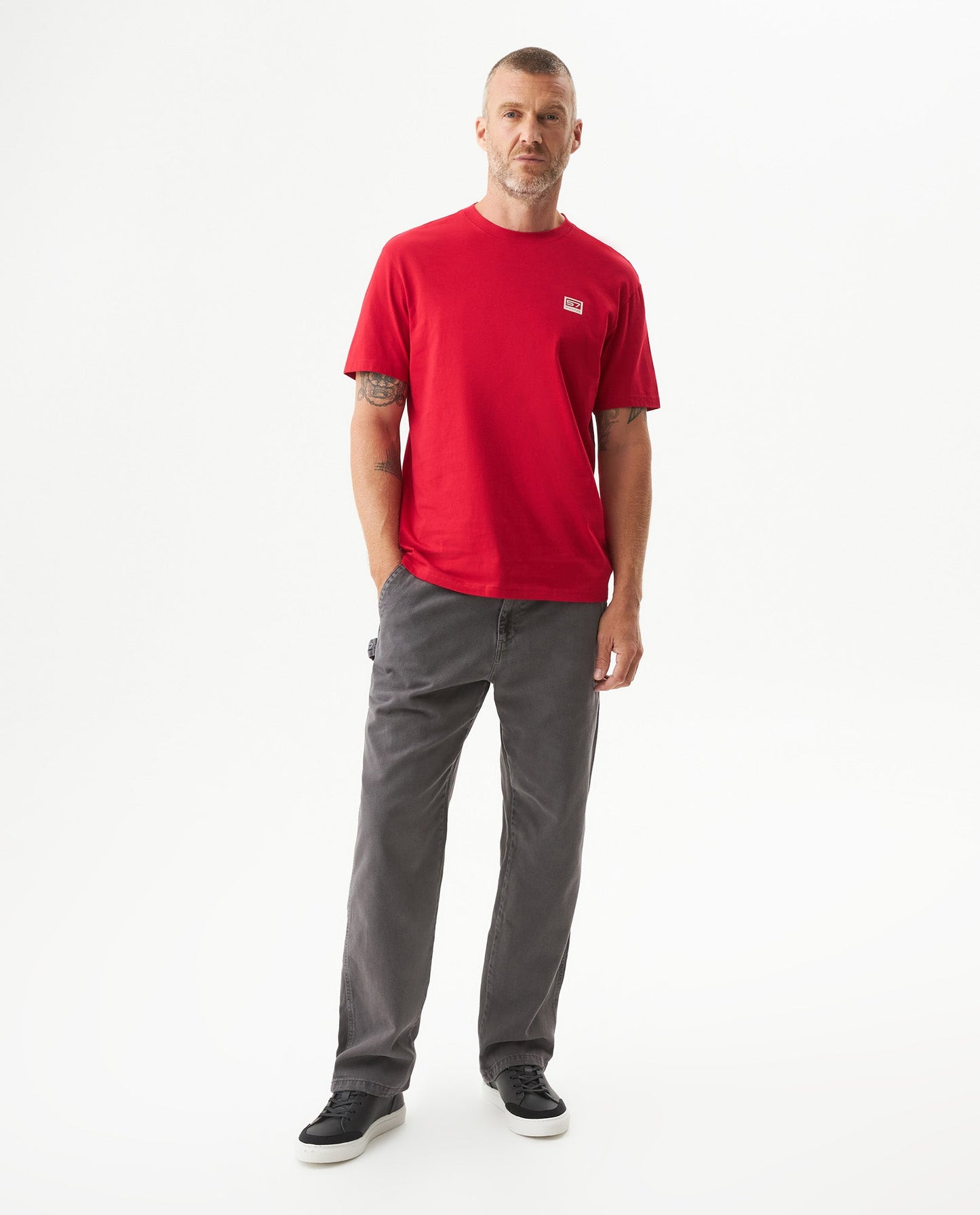 Men's Racing Graphic Classic Fit T-shirt in Cotton Captain