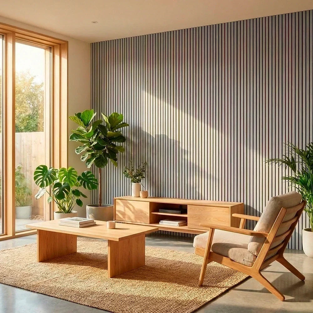 Flexible Akustikpaneele aus Holz - (270 cm x 110 cm)